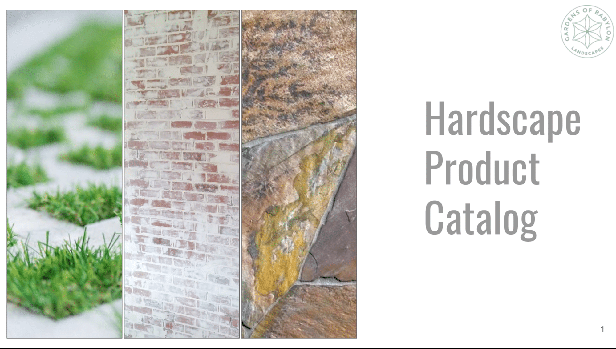 Hardscape Product Catalog