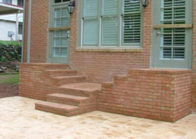 Brick Steps From The House