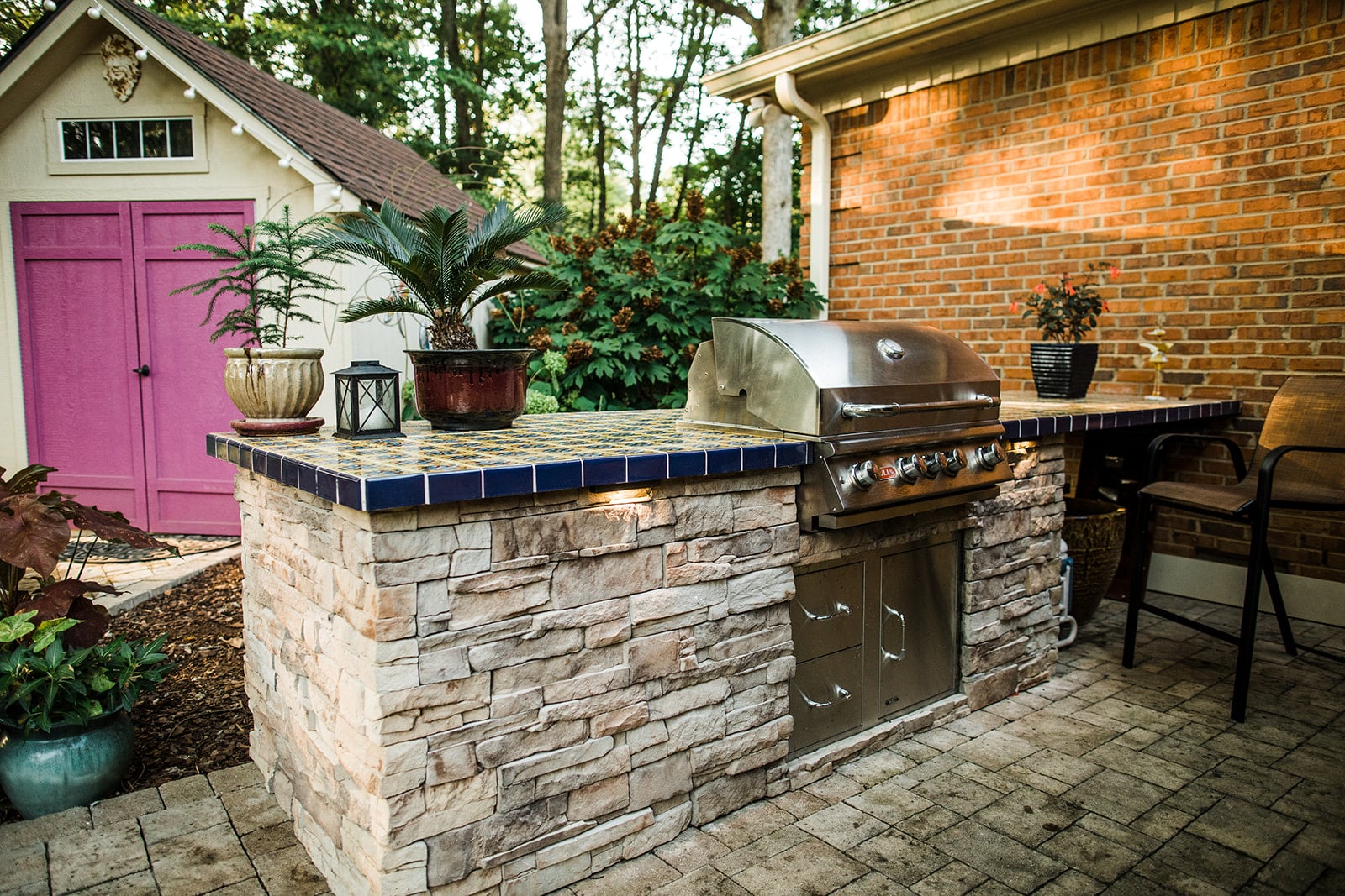 Outdoor Countertop And Grill